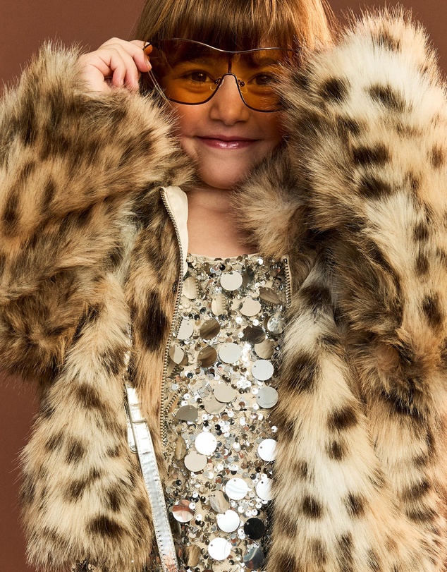 Bardot Junior - Sylvie Faux Fur Jacket - Kids-Teens