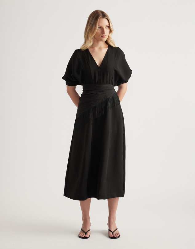 Decjuba - Drew Panelled Midi Dress
