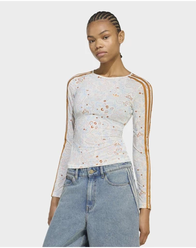 adidas Originals - ADIDAS ORIGINALS SUMMER GLOW MESH GRAPHICS LONG SLEEVE Womens