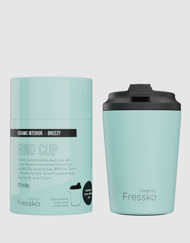 Fressko - Bino 8oz Reusable Ceramic Lined Coffee Cup