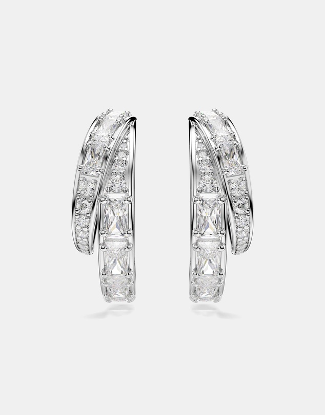 Swarovski - Vienna:Pe S Hoops White/Rhs