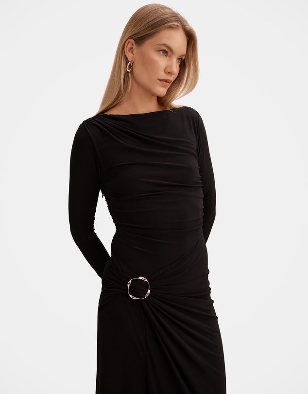 Forever New - Kingsley Hardware Jersey Midi Dress