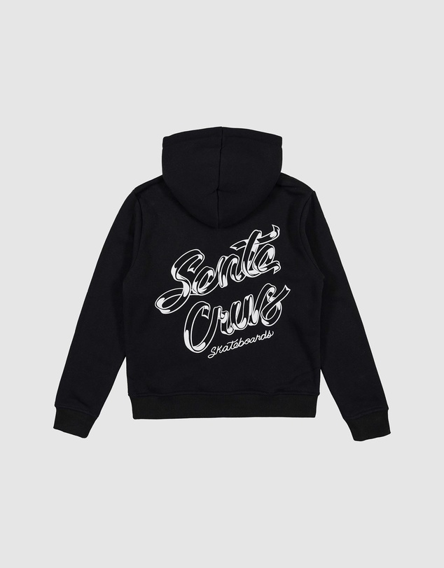 Santa Cruz - OS Ribbon Script Chest Hoodie - Kids