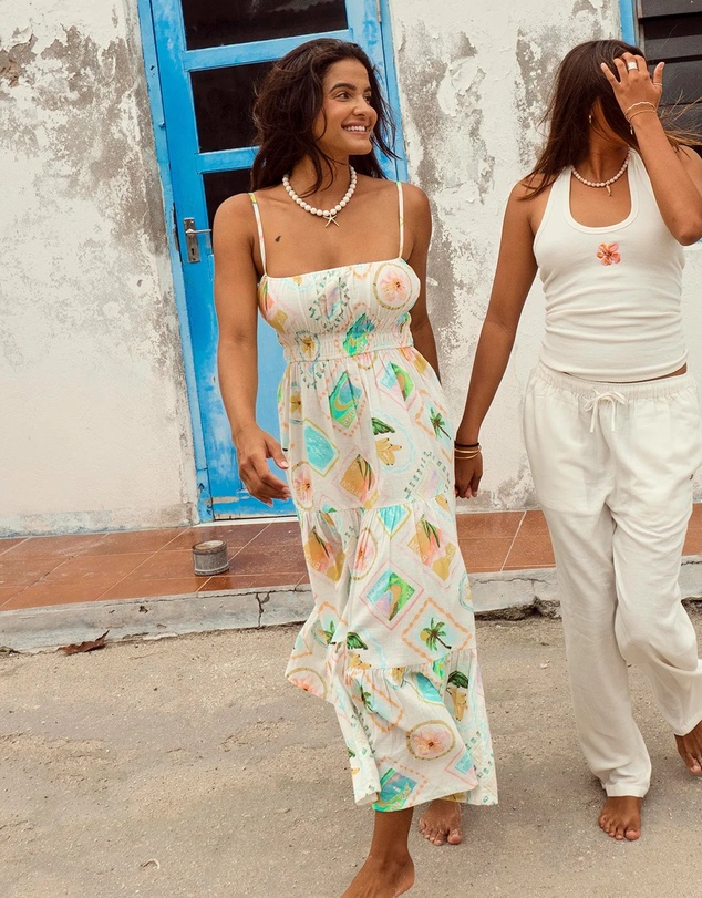 Roxy - Womens Postcards Maxi Dress