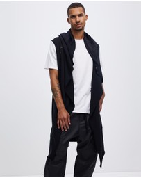 Surrounded By Ghosts - The Mercury French Terry Hooded Sleeveless Cardigan