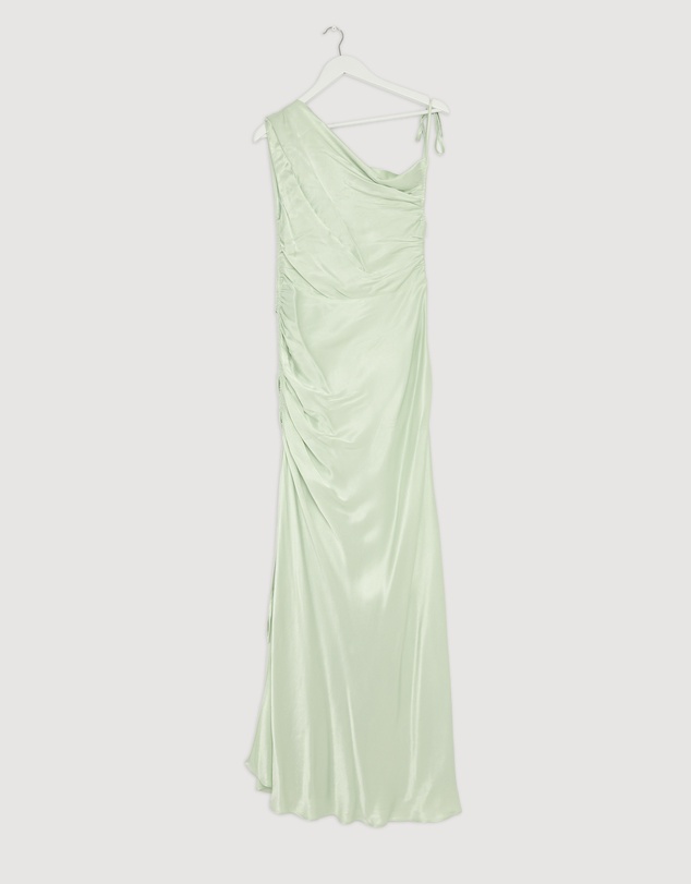 Revibe - Repaired Shona Joy La Lune Gathered Maxi Dress - AU 10
