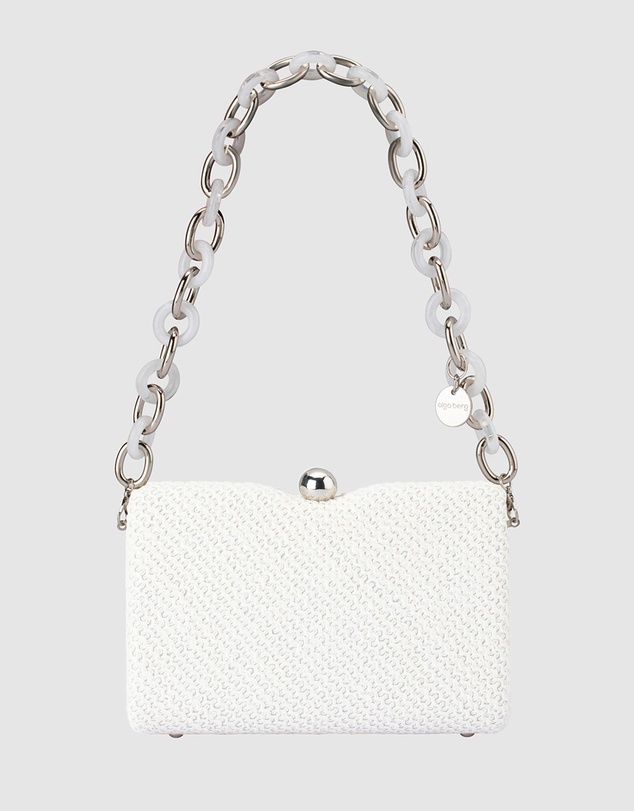 Olga Berg - Birdie Textural Handle Bag