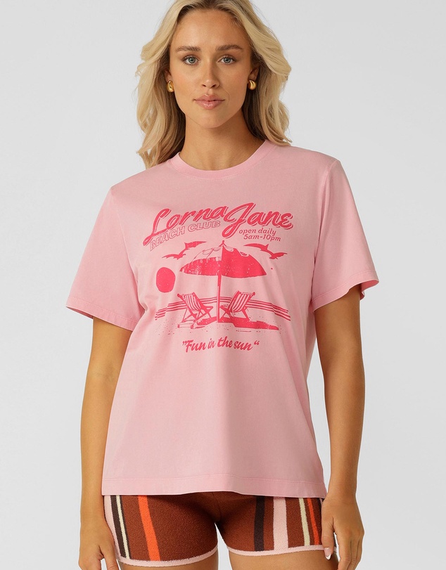 Lorna Jane - Beach Club Washed Relaxed T-Shirt