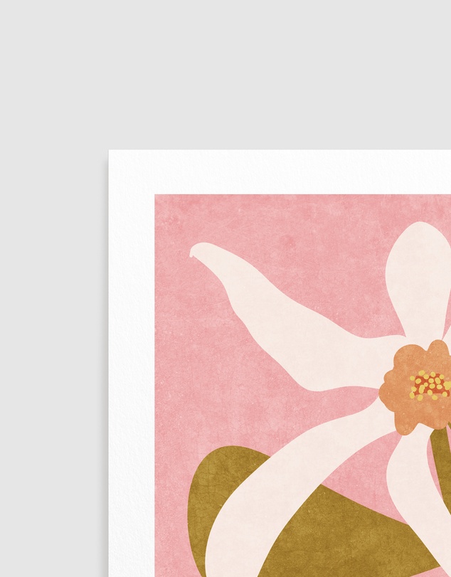 Olive et Oriel - Abstract Flowers I by Raissa Oltmanns Art Print