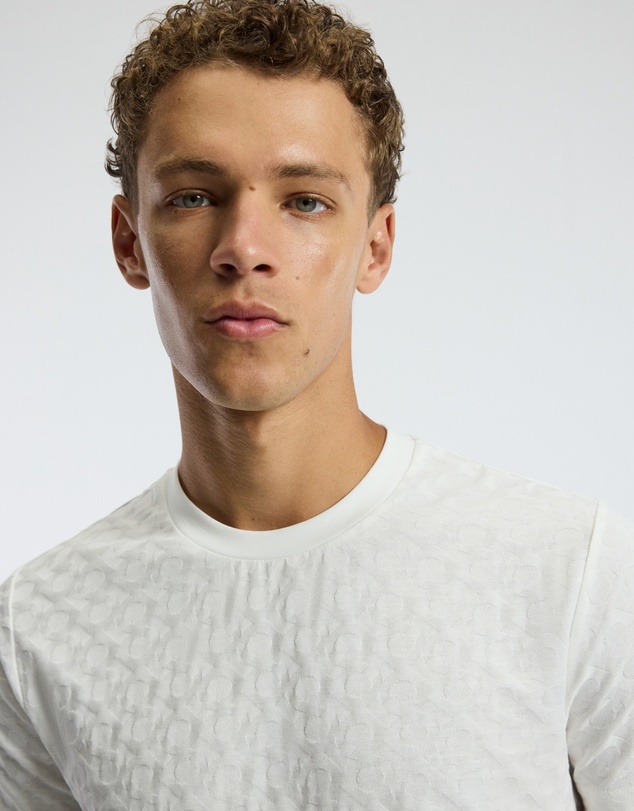 Calibre - Monogram Jacquard T-shirt White