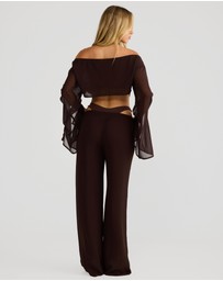 Vacay Swimwear - Bella Pant Chocolate