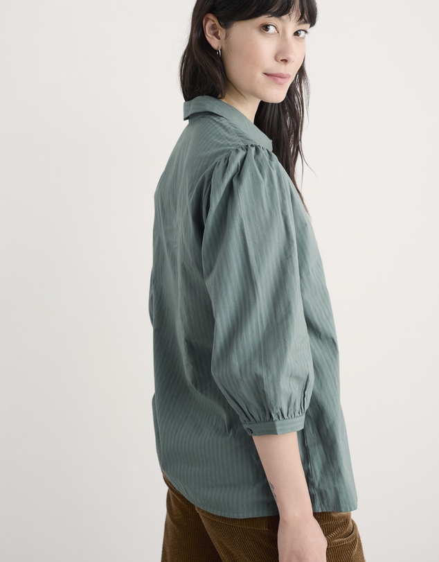 Seasalt - Seasalt Cornwall Green Hope Cottage Blouse