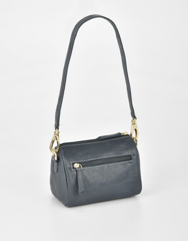 Cobb & Co - Botany Classic Barrel Leather Crossbody Bag