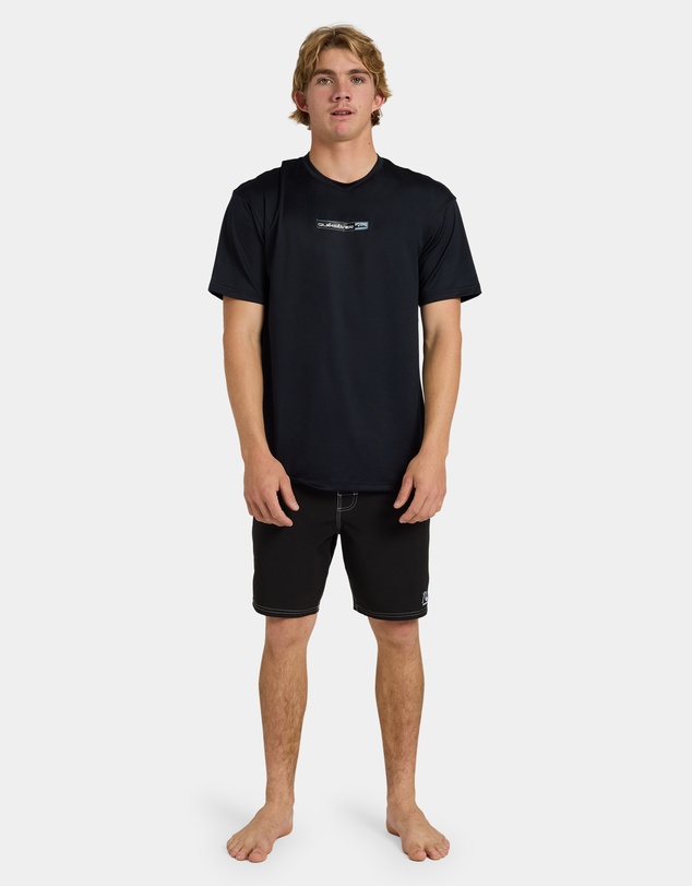 Quiksilver - Mens Omni Bar Short Sleeve Rashguard