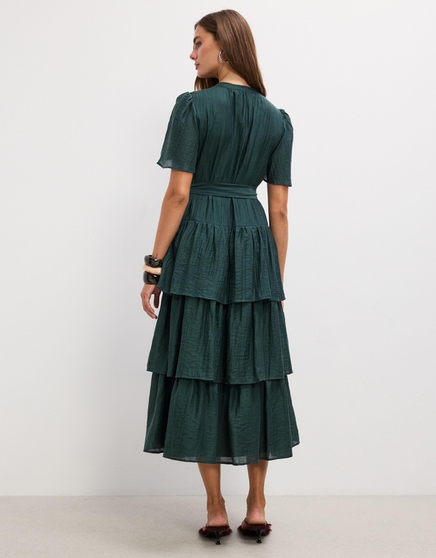 The Fated - Mali Tiered Midi Dress