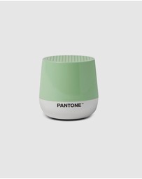 Lexon - Lexon GIFT Set PANTONE - Includes Mino+ Mini Speaker, Flip Classic Clock, Mina M Lamp, Thykho 3 Speaker - Green