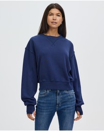 DRICOPER DENIM - Gemma Navy Loose Sweats