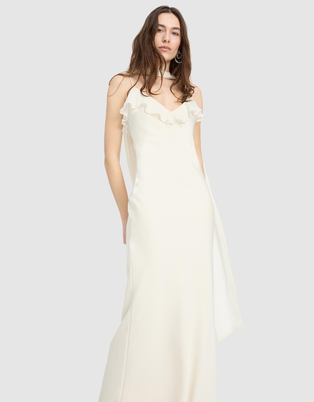 ROTATE - V-Neck Slip Dress