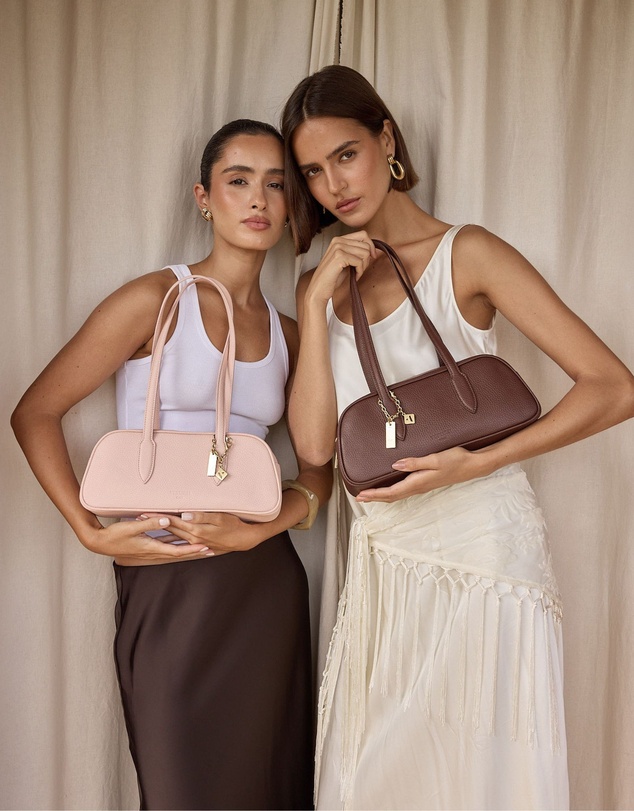 VESTIRSI - Vera Pale Pink Baguette Bag