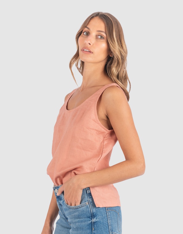 CAMIXA - Tanya Tank Linen Top