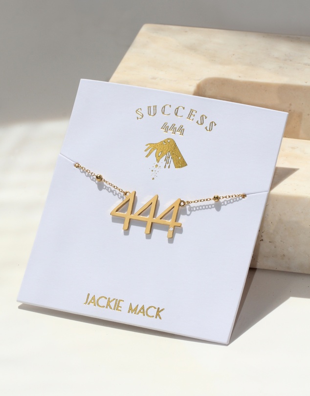 Jackie Mack - Success Necklace Angel Number 444