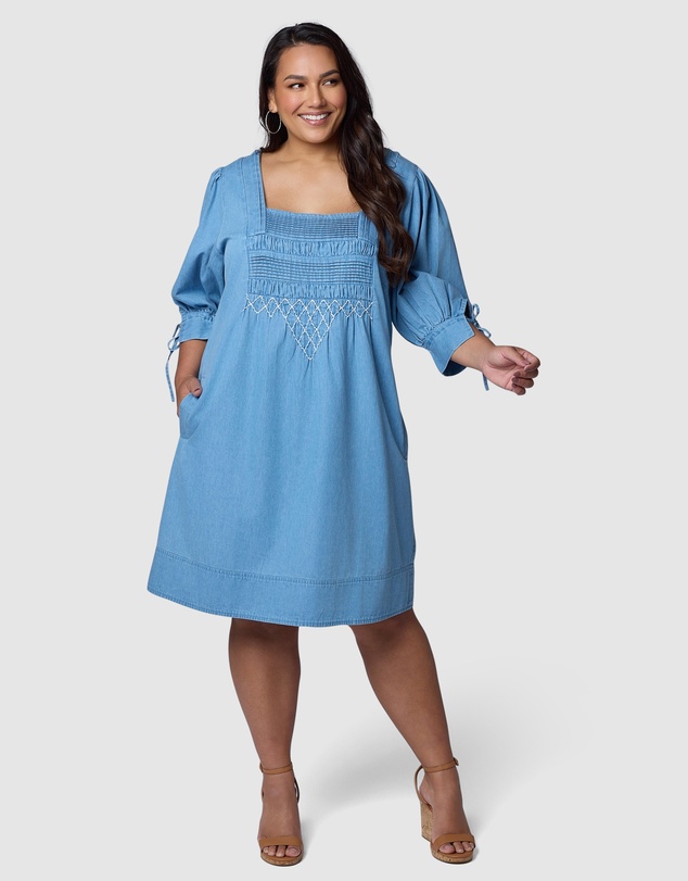 Indigo Tonic - Verity Chambray Mini Dress
