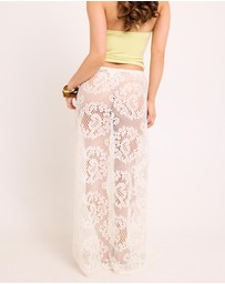 Subtitled - Riza Lace Maxi Skirt