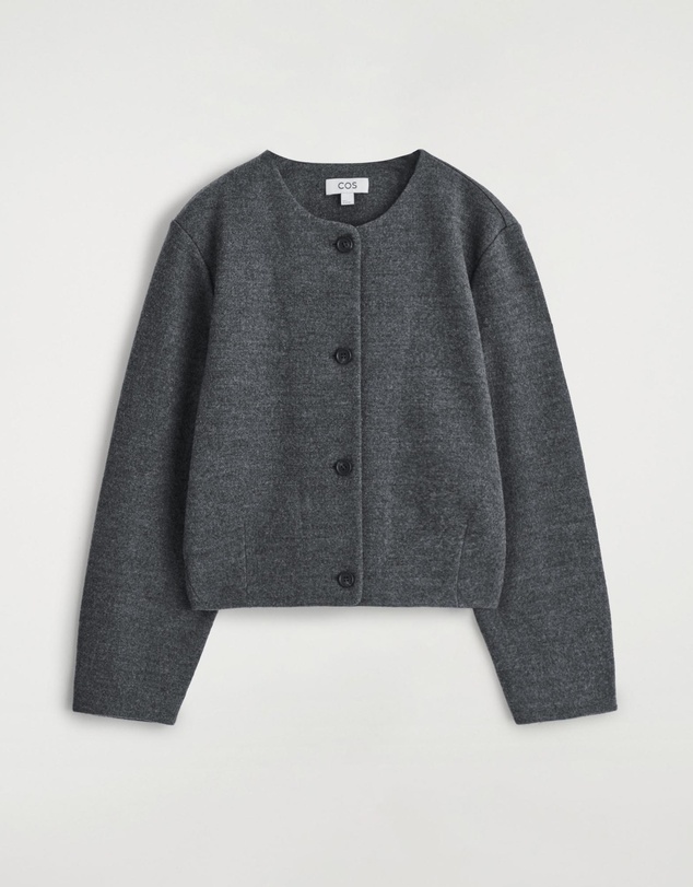 COS - Boiled Merino Wool Cardigan
