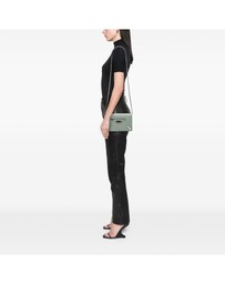 Pre-Loved by Azura Reborn - Pre-Loved Leather Metal Plate City Wallet on Chain