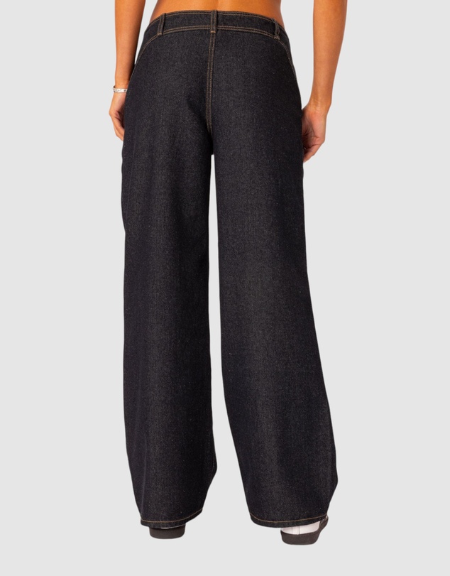 EDIKTED - Western Low Rise Jeans