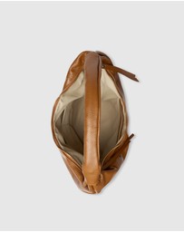 Florence - Elizabeth Tan Hobo Leather Bag