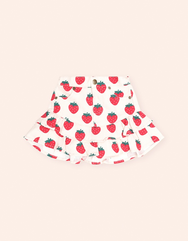 Huxbaby - Strawberry Tiered Skirt - Babies-Teens