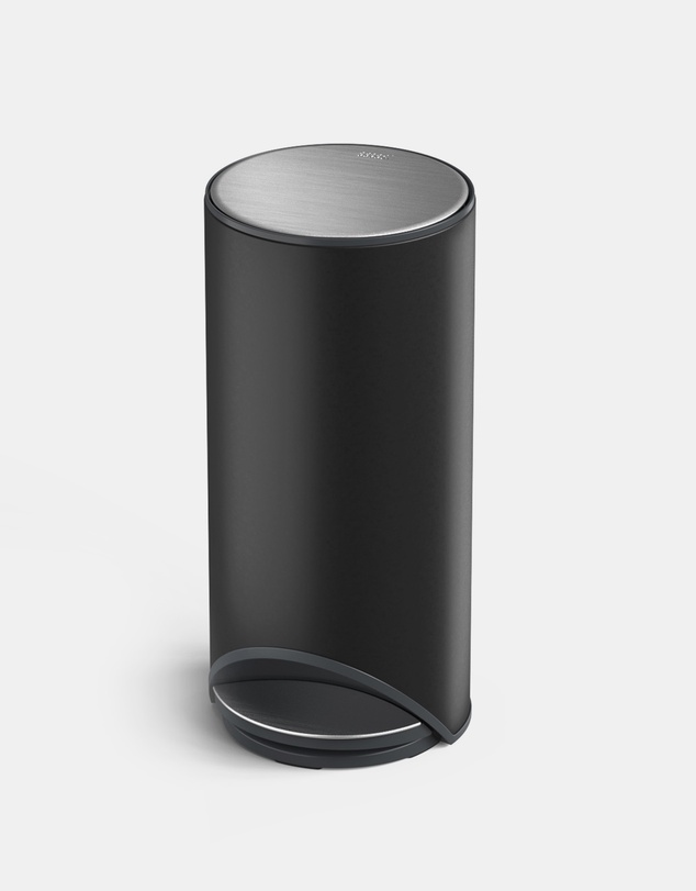 Joseph Joseph - Arc™ 30-Litre Slimline Pedal Bin with Liner Pocket - Carbon Black