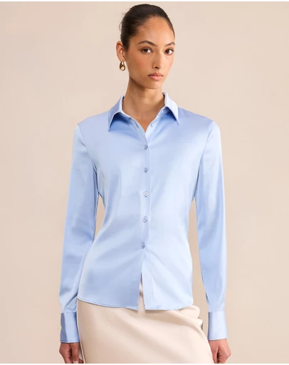 Forever New - Gigi Exposed Placket Shirt