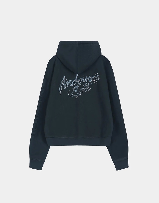 Andersson Bell - Patchwork Liquid Logo Hood Zip-Up