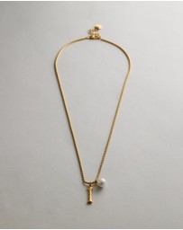 Zahar - Pearl Letter I Necklace