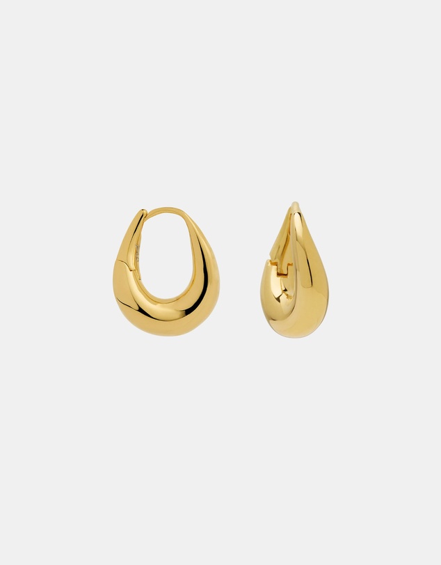 SAINT VALENTINE - Verso Mini Hoops - Gold