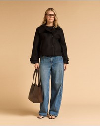 MVN - Short Funnel Neck Jacket