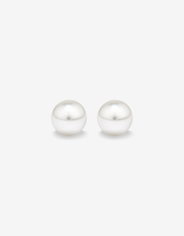 Michael Hill - Stud Earrings with 6-6.5mm Button Cultured Freshwater Pearls in Sterling Silver