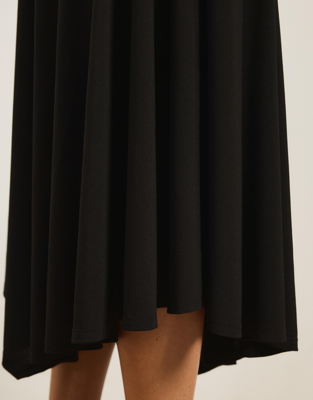 Atmos&Here - Aine Hankerchief Hem Midi Skirt