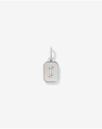 Michael Hill - Letter I Mother of Pearl Initial Pendant in Sterling Silver