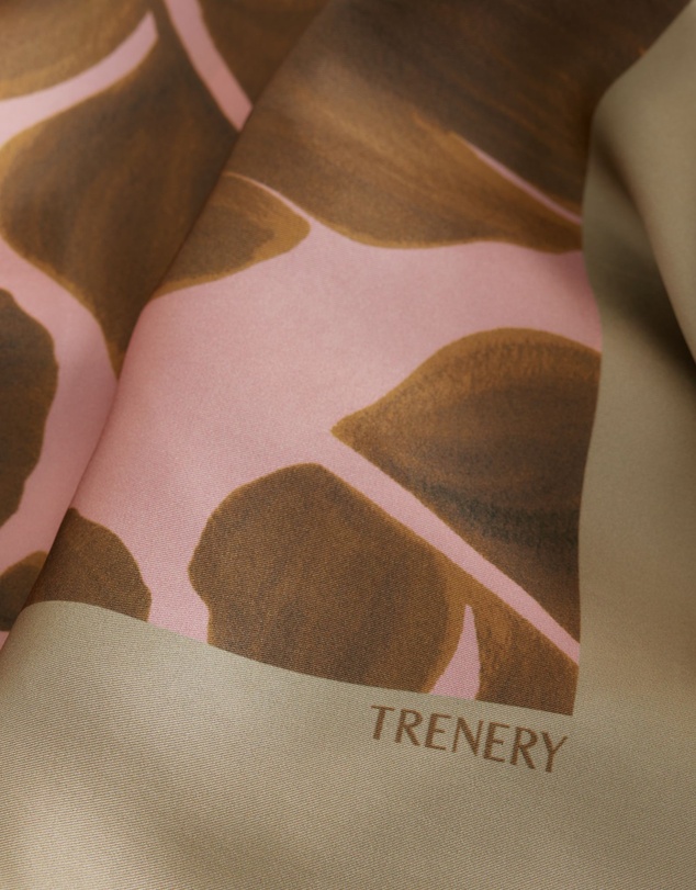 Trenery - Solara Silk Scarf in Primrose