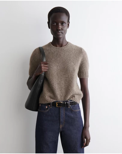 COS - Knitted Alpaca-Blend T-Shirt