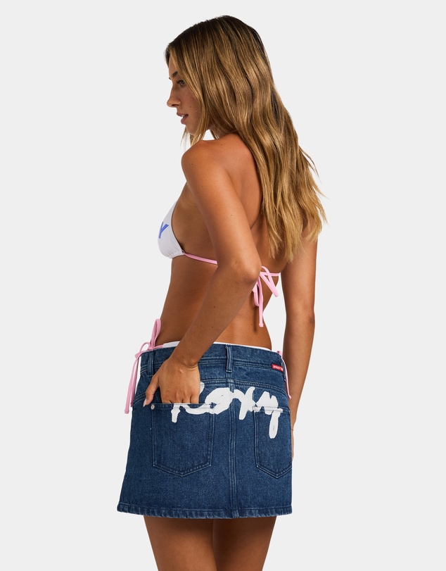 Roxy - Womens Backslider Mini Denim Skirt