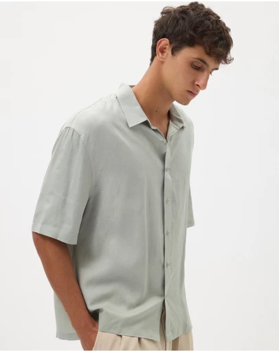 AERE - Relaxed Drape Shirt