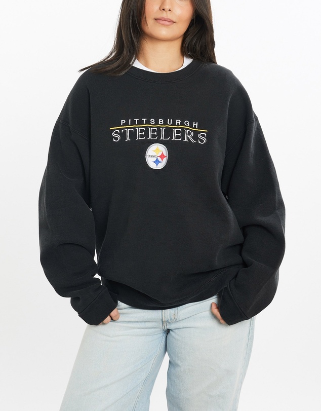 Vintage by The Real Deal - Pre Loved - Vintage 90s NFL Pittsburgh Steelers Sweatshirt