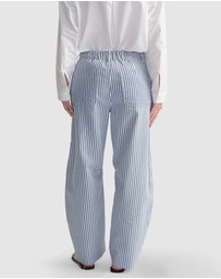 Decjuba - D-Luxe Stripe Barrel Jeans