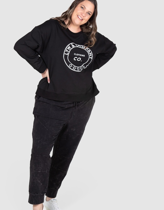 Love Your Wardrobe - LYW & Co Print Sweat Top