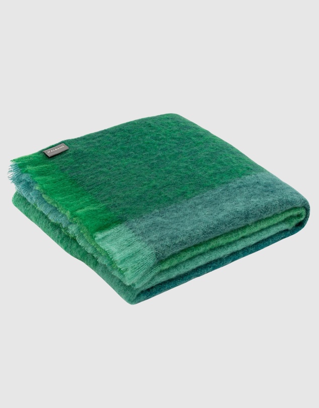St Albans - Mohair Emerald Throw