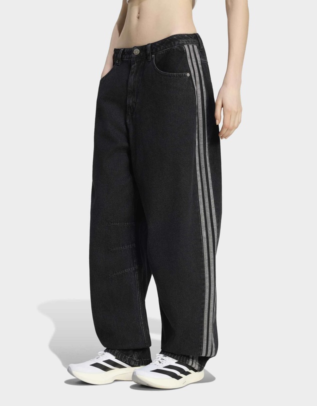 adidas Originals - HIGH RISE BARREL LEG DENIM PANT Womens